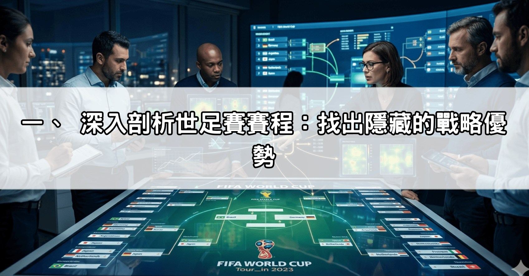 一、 深入剖析世足賽賽程：找出隱藏的戰略優勢