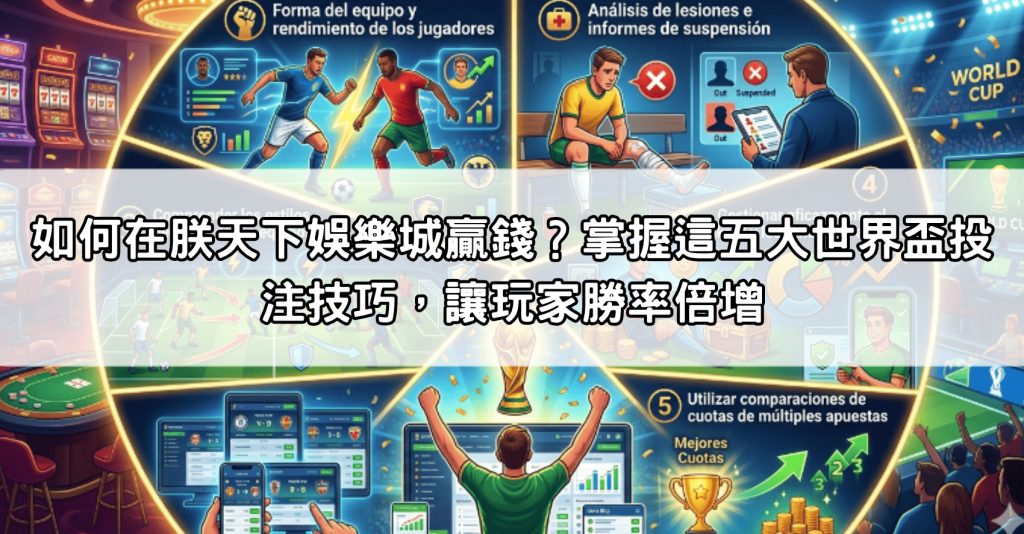 如何在朕天下娛樂城贏錢？掌握這五大世界盃投注技巧，讓玩家勝率倍增